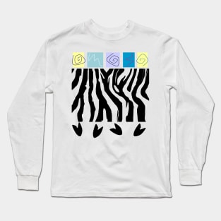 Zebra pastels Long Sleeve T-Shirt